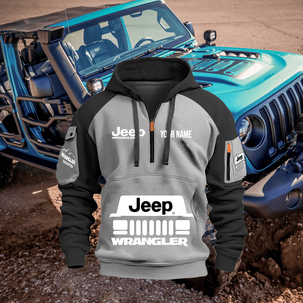 JP WL 4 Custom Name Quarter Zipper Jacket