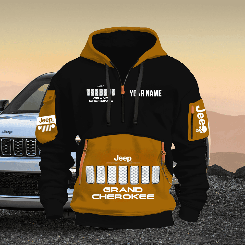 JP GC Custom Name Quarter Zipper Hoodie