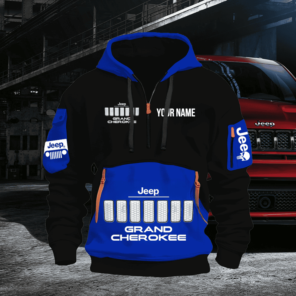 JP GC Custom Name Quarter Zipper Hoodie