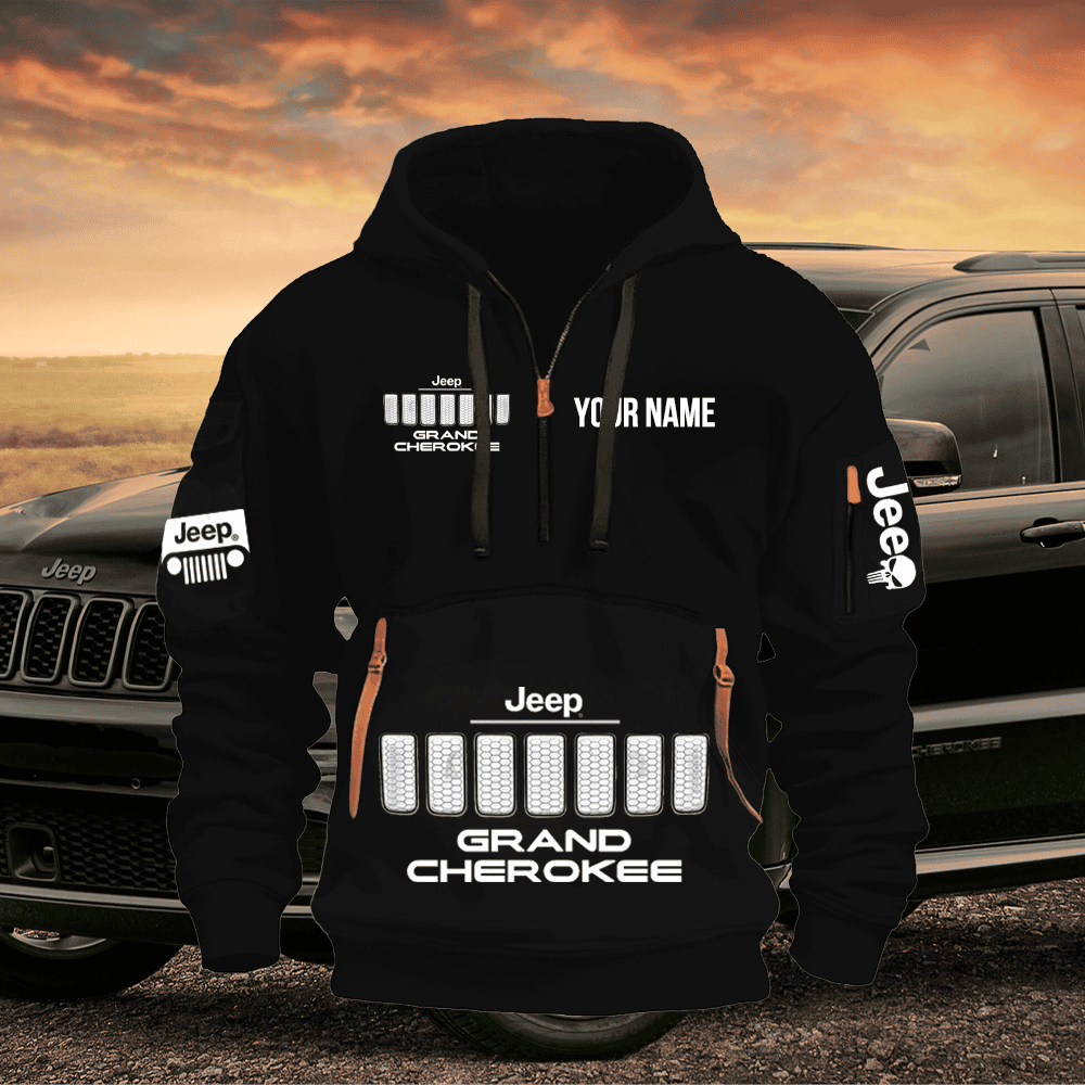 JP GC Custom Name Quarter Zipper Hoodie