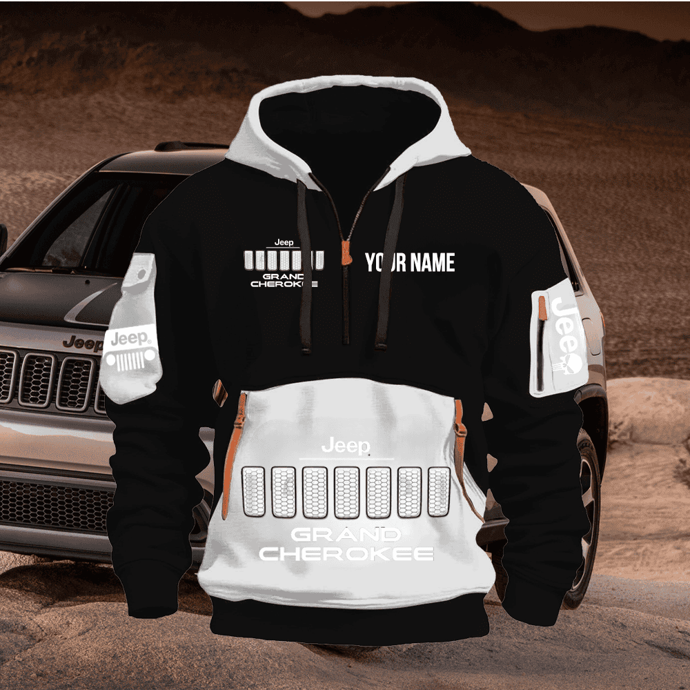 JP GC Custom Name Quarter Zipper Hoodie