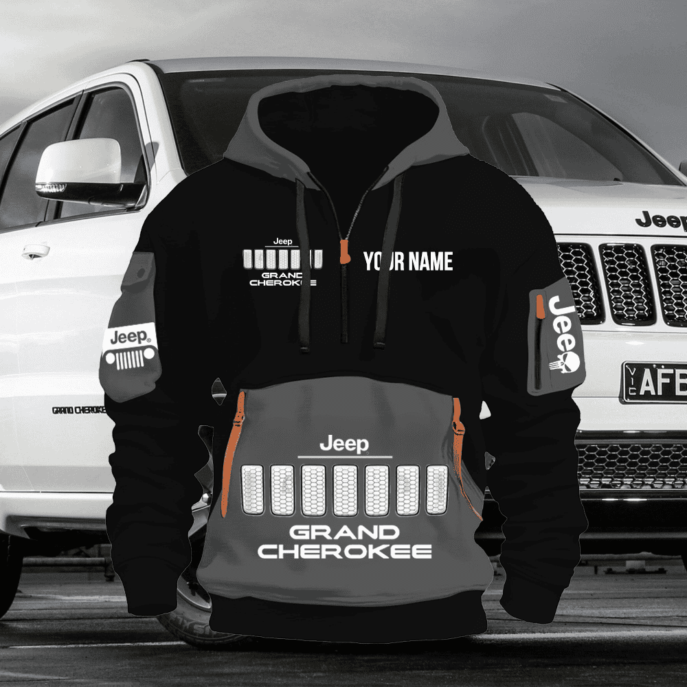 JP GC Custom Name Quarter Zipper Hoodie