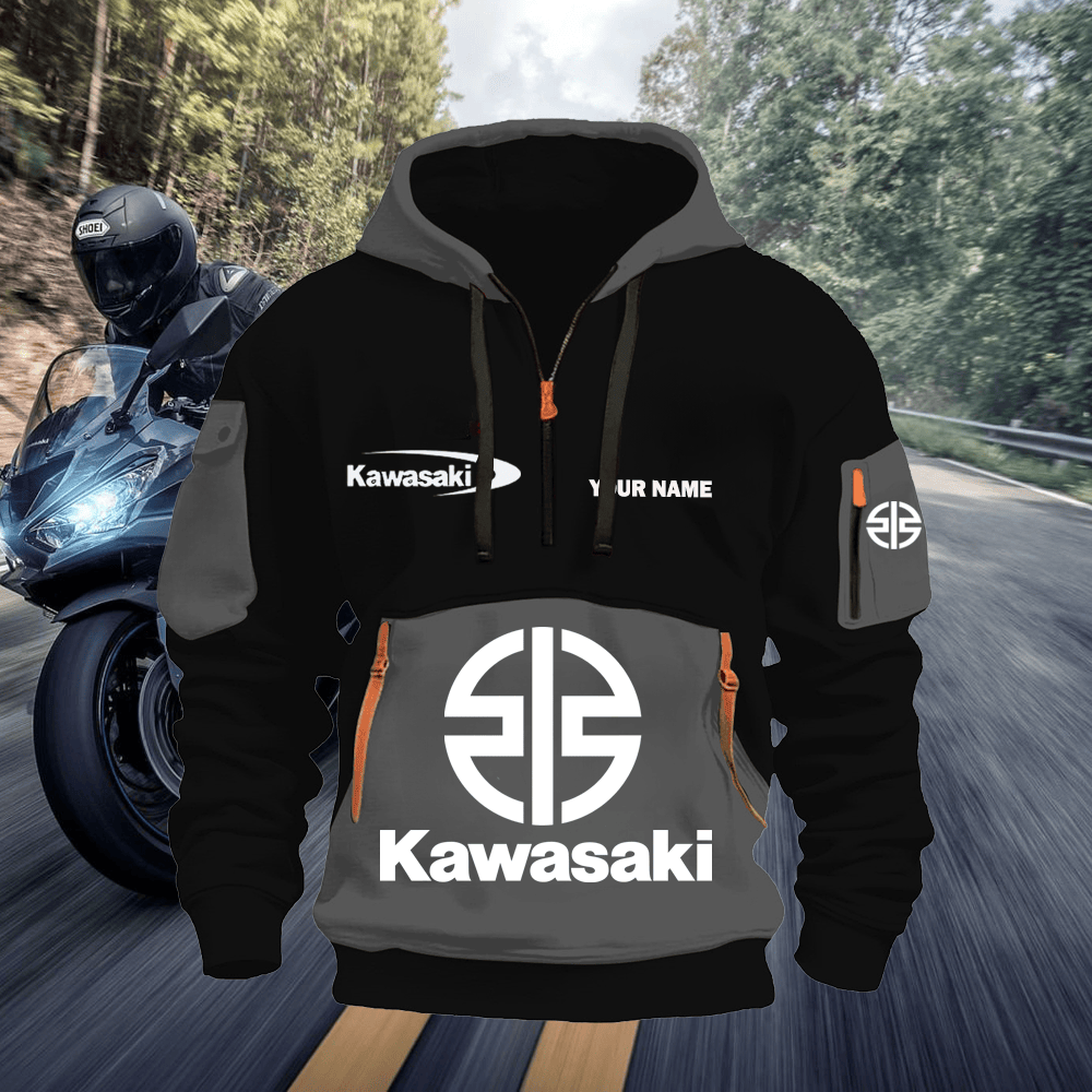 KK Custom Name Quarter Zipper Hoodie