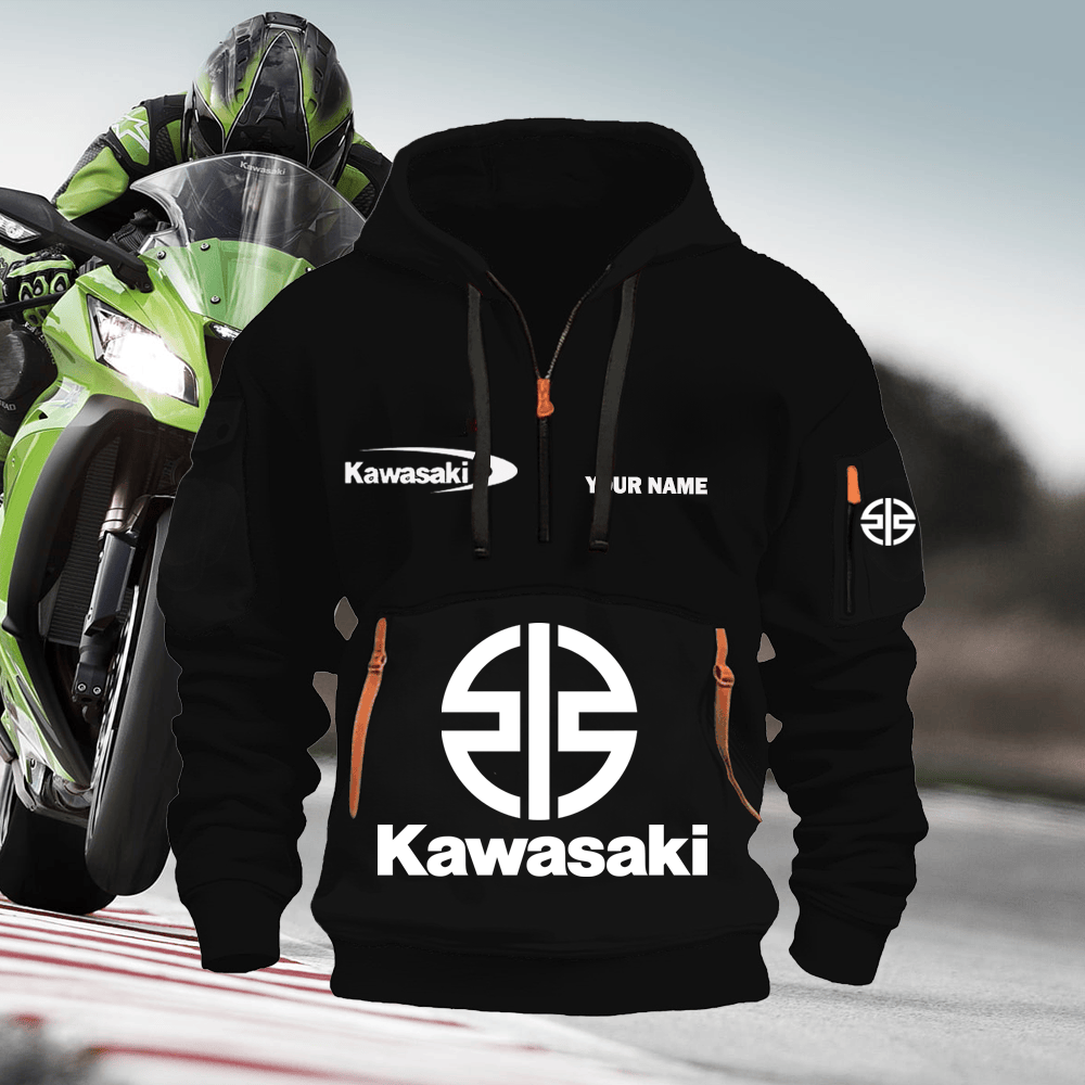KK Custom Name Quarter Zipper Hoodie