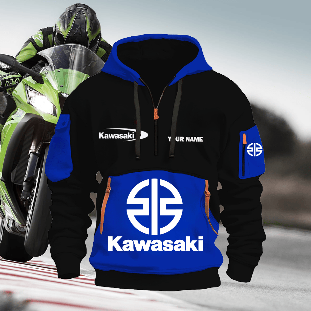 KK Custom Name Quarter Zipper Hoodie