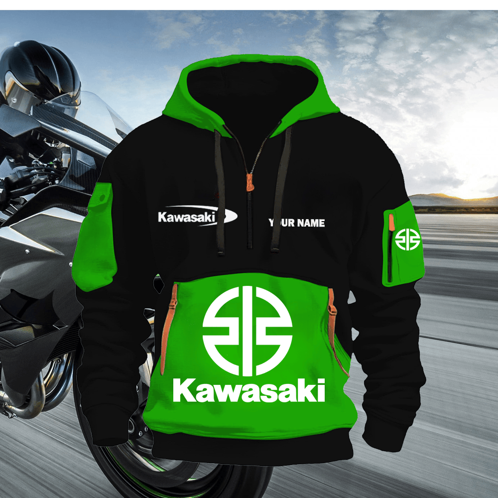 KK Custom Name Quarter Zipper Hoodie