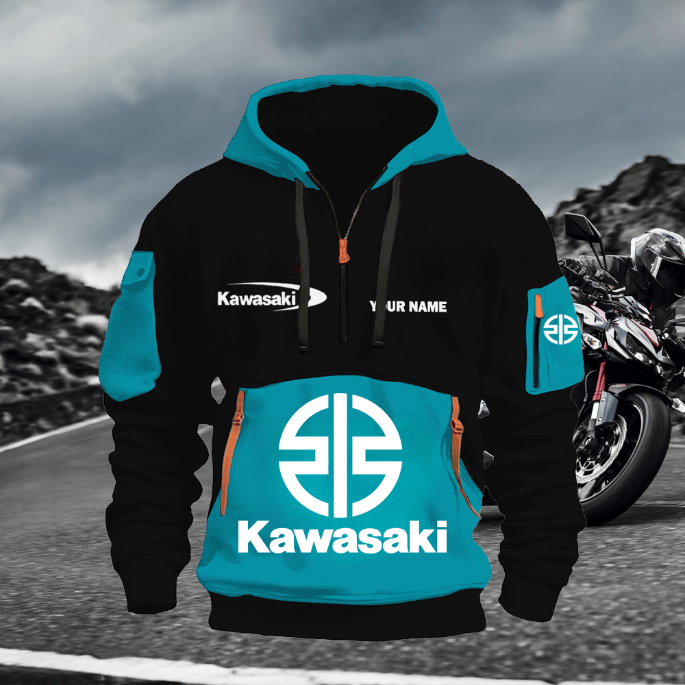 KK Custom Name Quarter Zipper Hoodie