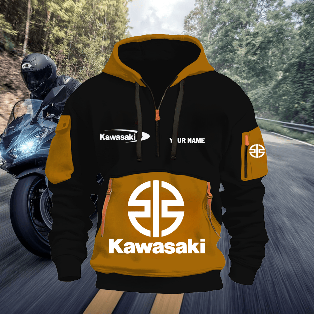 KK Custom Name Quarter Zipper Hoodie