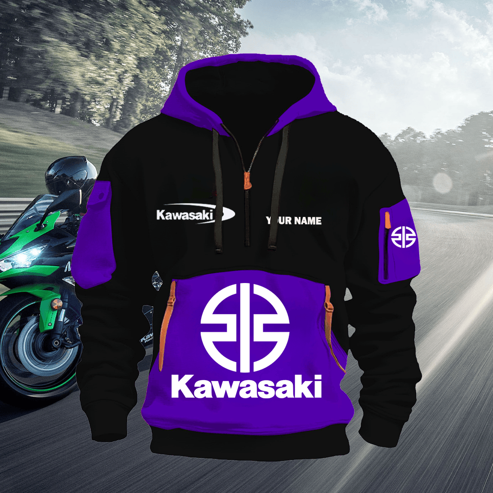 KK Custom Name Quarter Zipper Hoodie