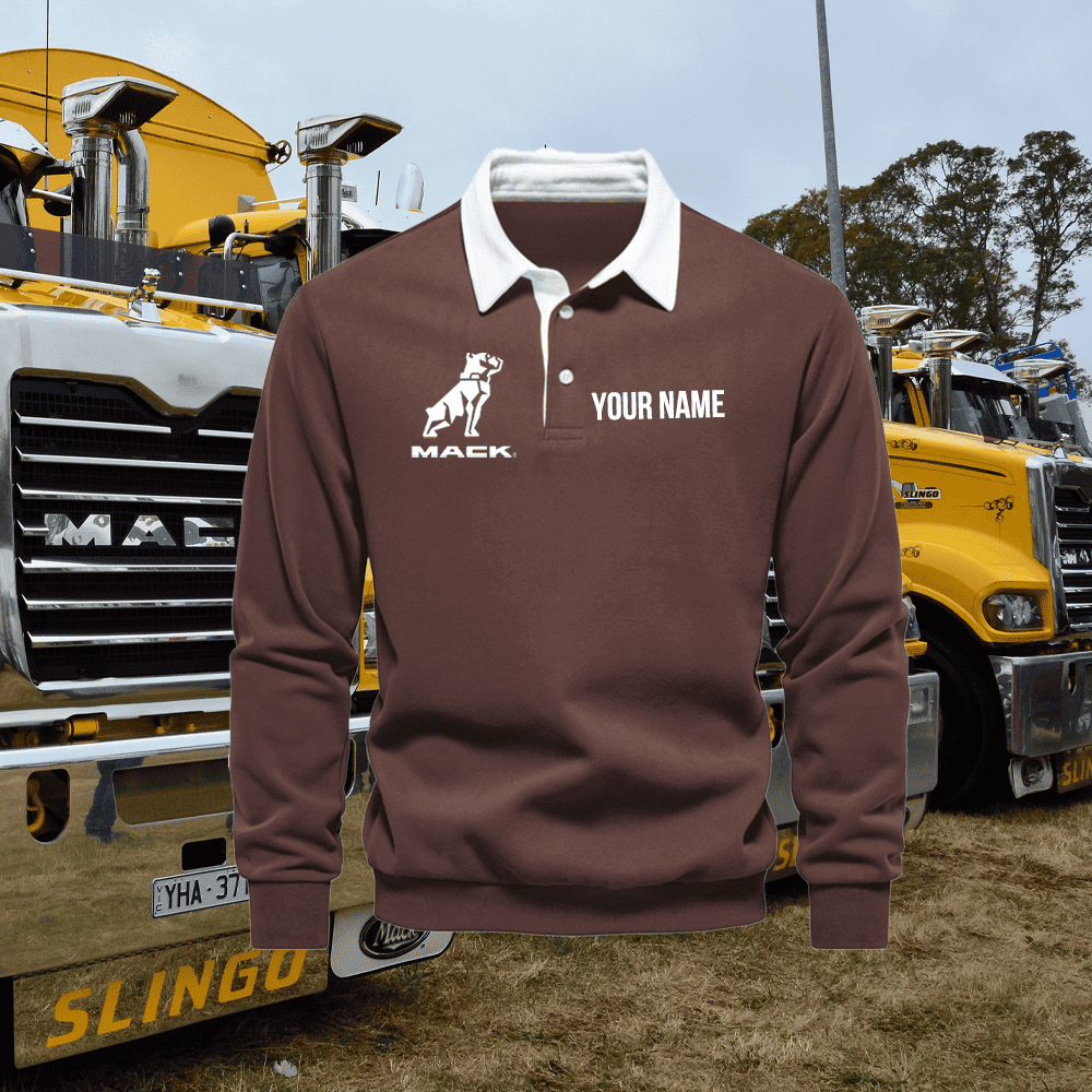 MK Long Sleeve Polo Shirt