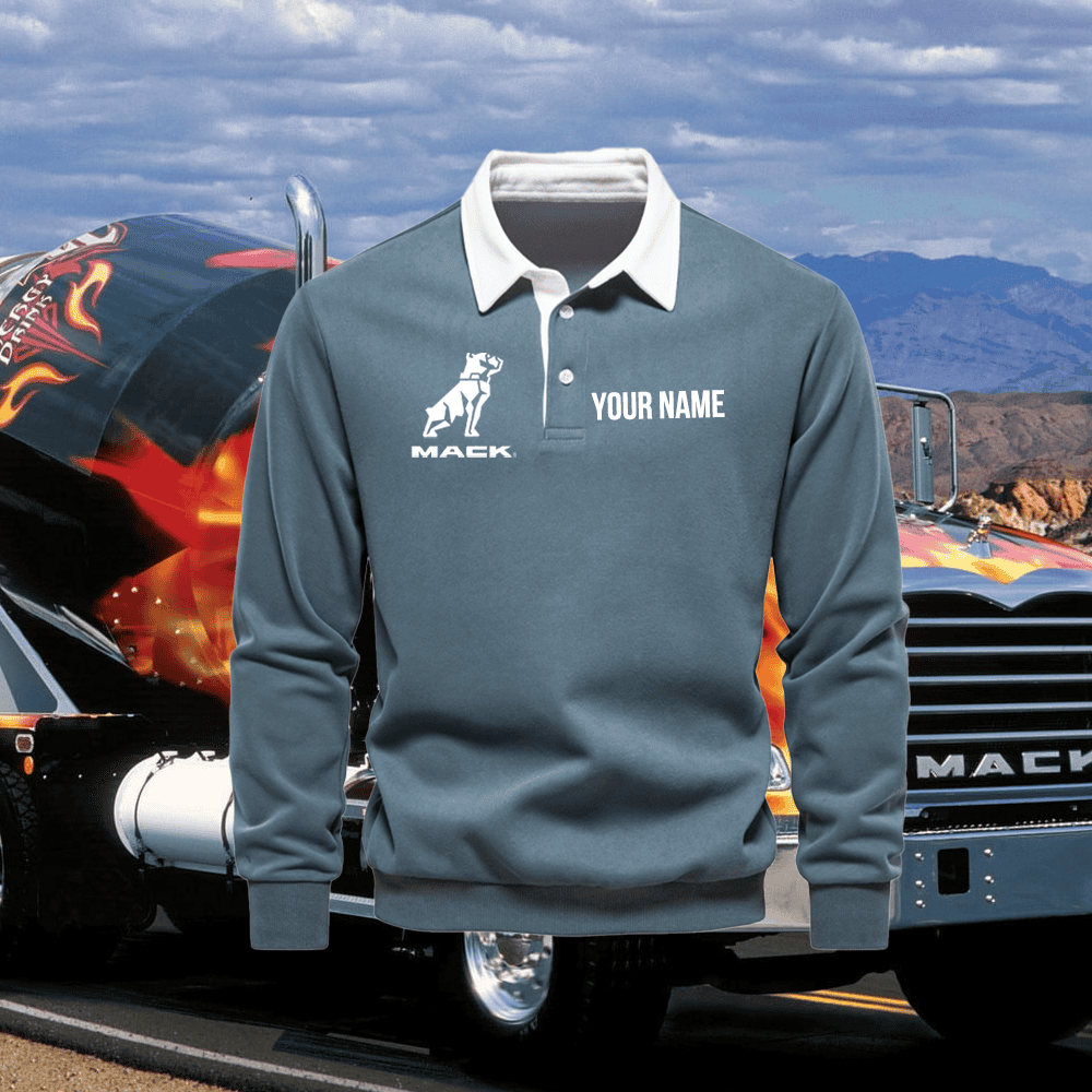 MK Long Sleeve Polo Shirt