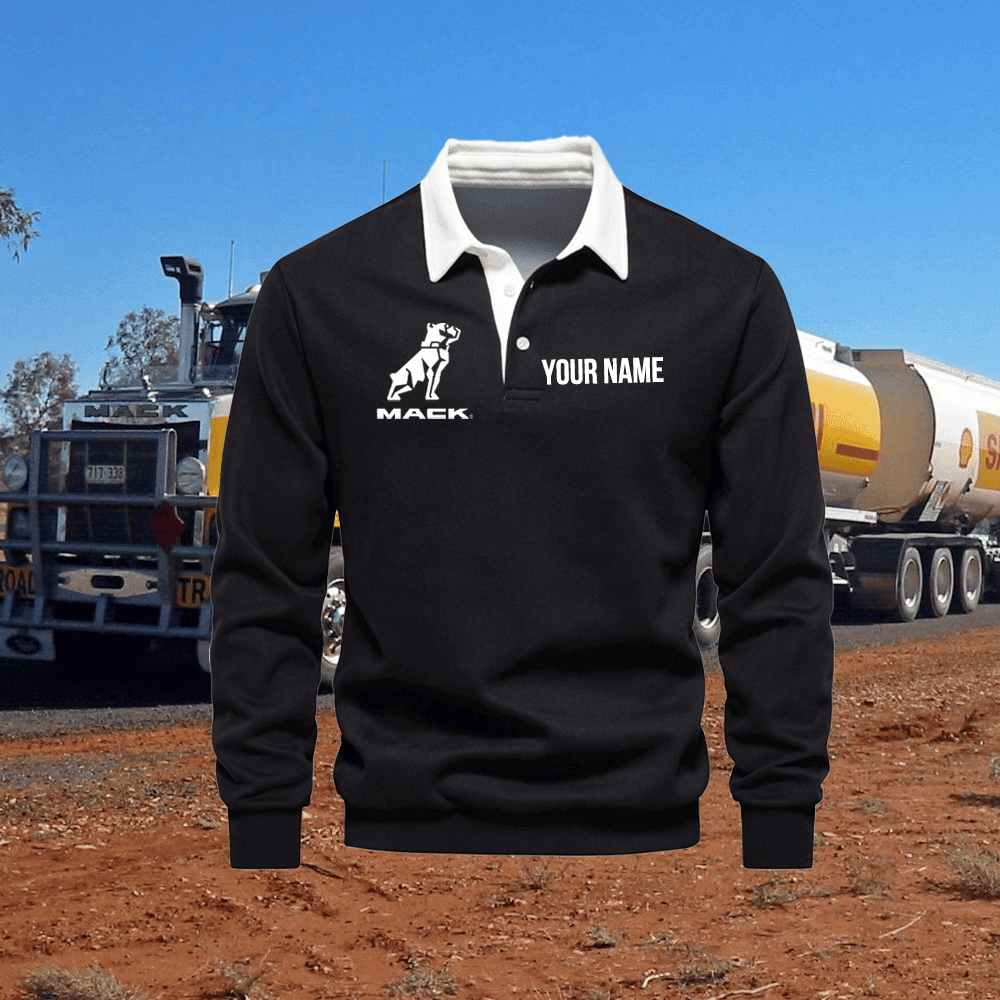 MK Long Sleeve Polo Shirt