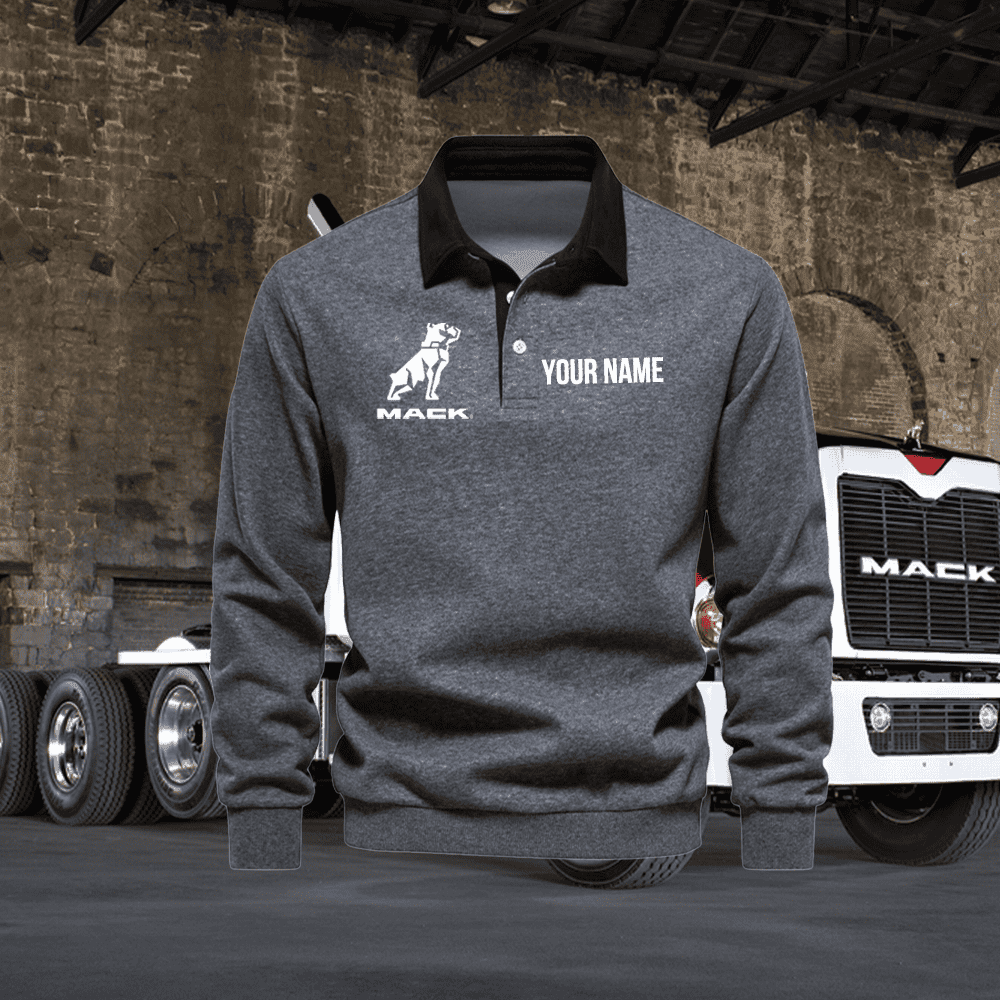 MK Long Sleeve Polo Shirt