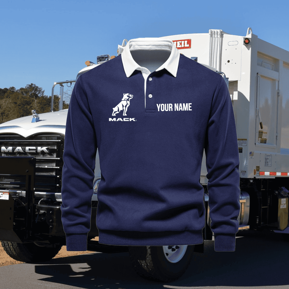 MK Long Sleeve Polo Shirt