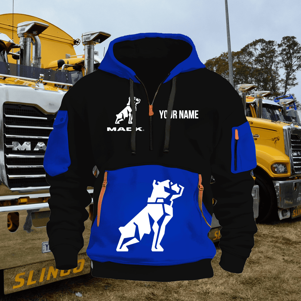 MK Custom Name Quarter Zipper Hoodie