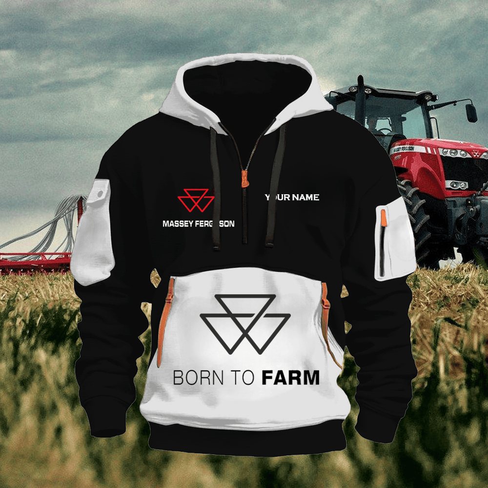 MF Custom Name Quarter Zipper Hoodie