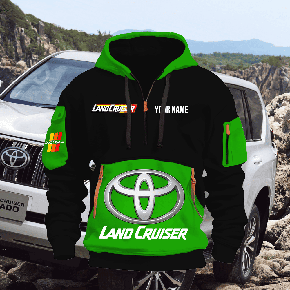 TY LC Custom Name Quater Zip Hoodie