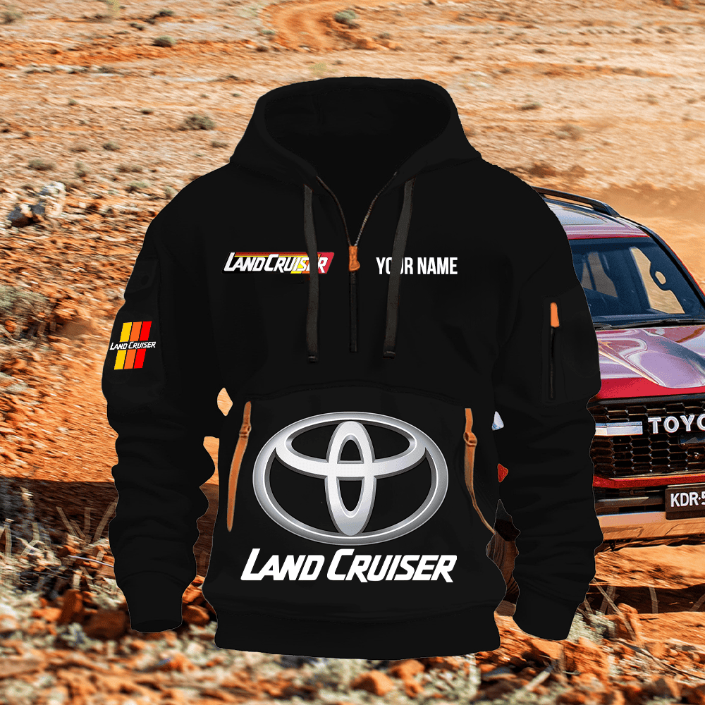 TY LC Custom Name Quater Zip Hoodie
