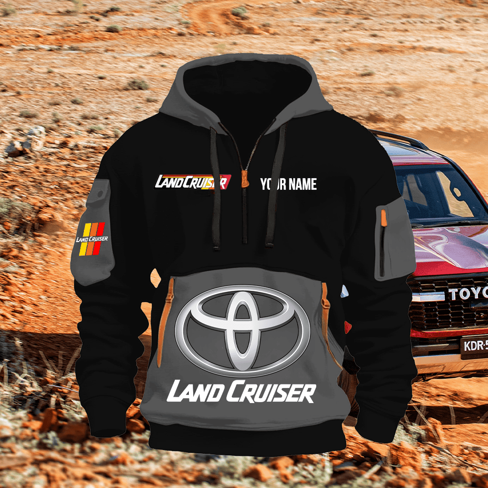 TY LC Custom Name Quater Zip Hoodie