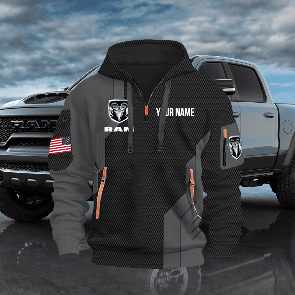 Ram Custom Quarter Zipper Hoodie