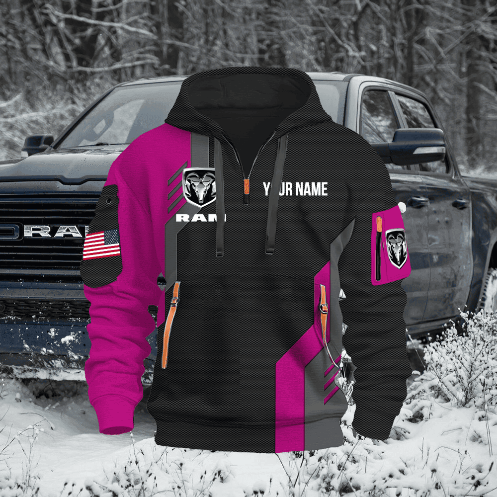 Ram Custom Quarter Zipper Hoodie