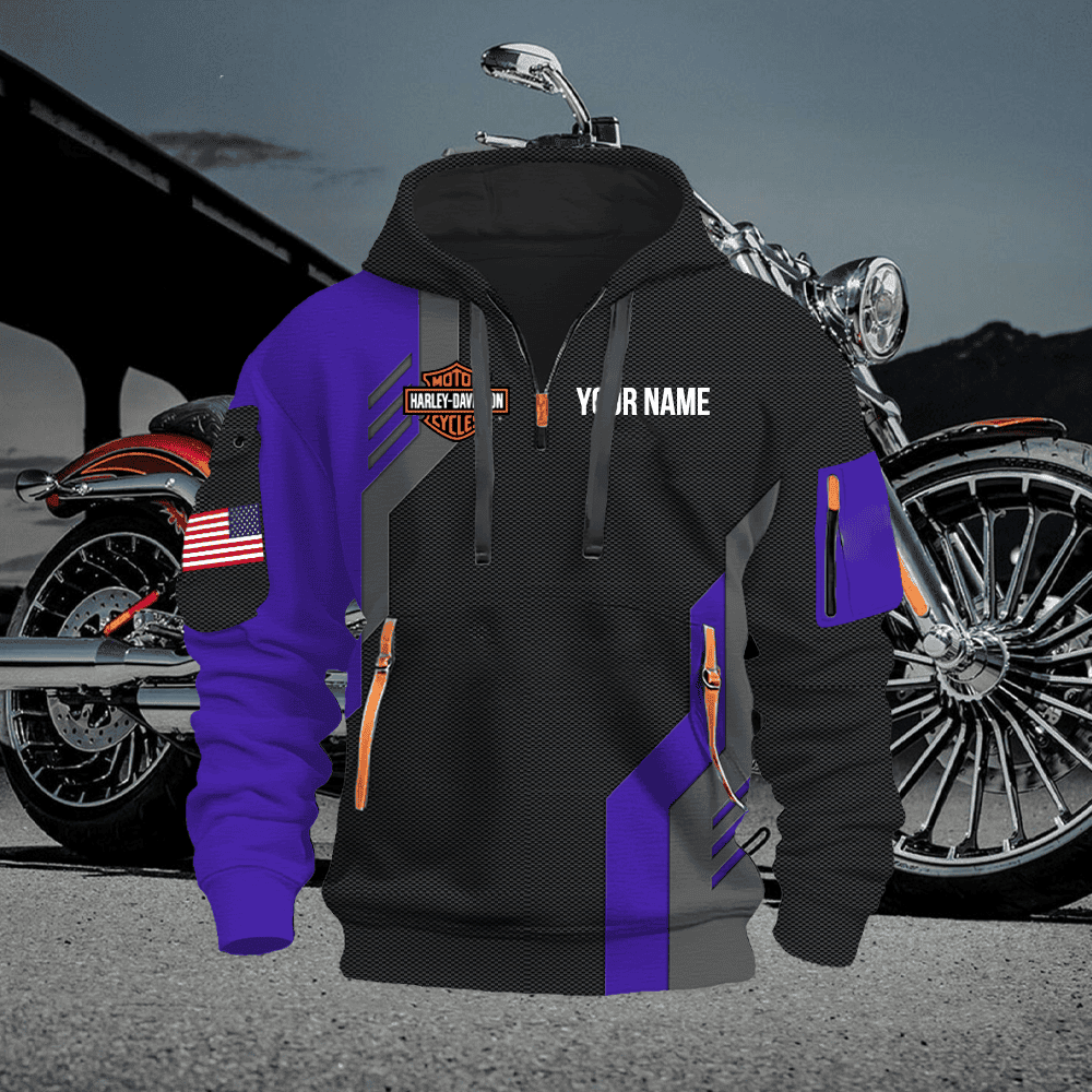 HD 1 Custom Quarter Zipper Hoodie