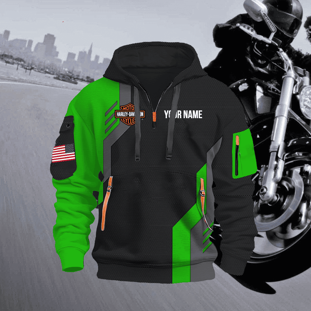 HD 1 Custom Quarter Zipper Hoodie
