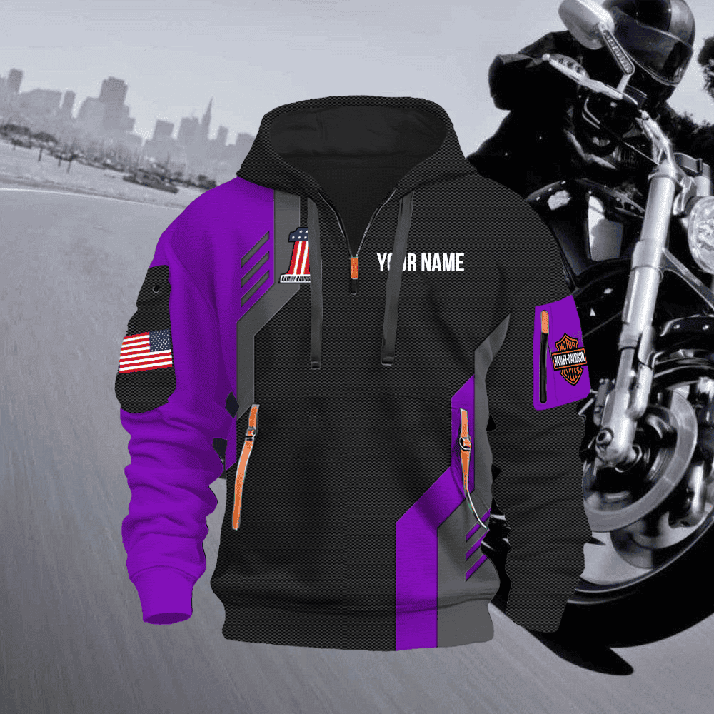 HD 2 Custom Quarter Zipper Hoodie