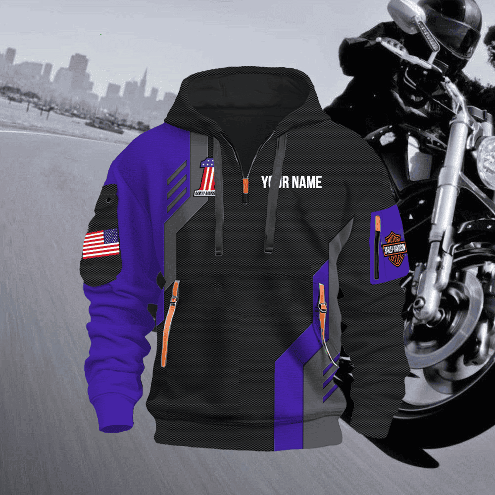 HD 2 Custom Quarter Zipper Hoodie