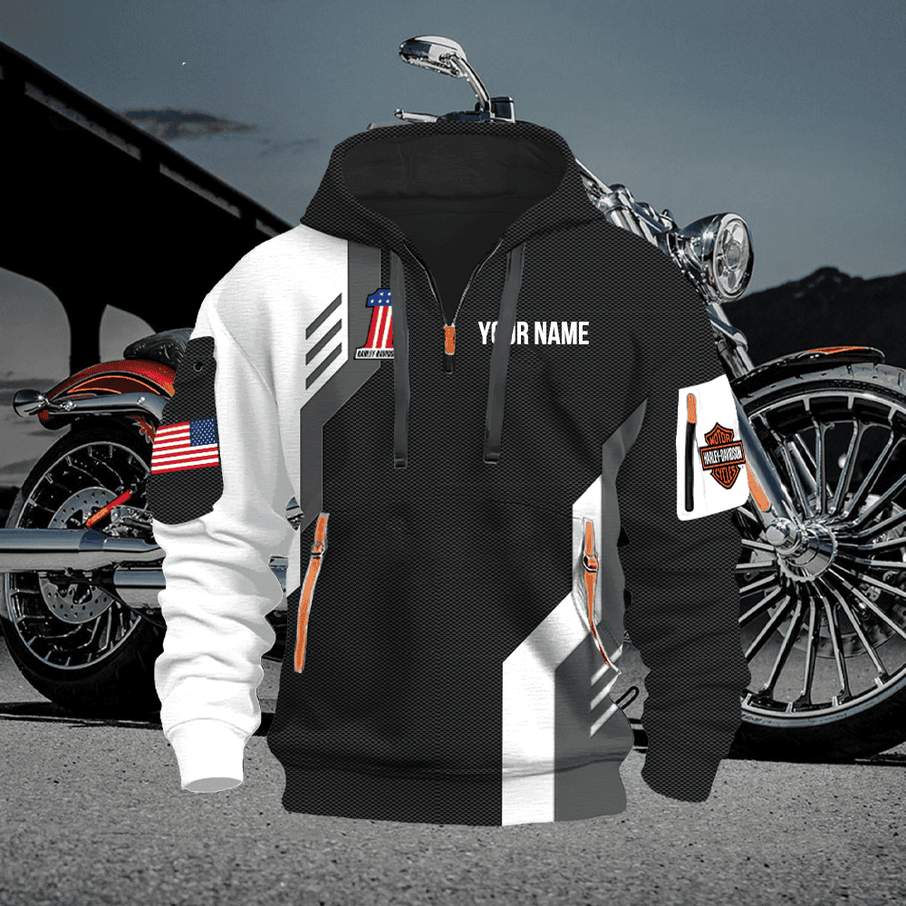 HD 2 Custom Quarter Zipper Hoodie