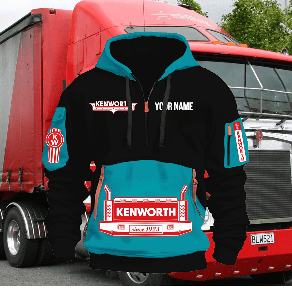 KW Custom Name Quarter Zipper Hoodie