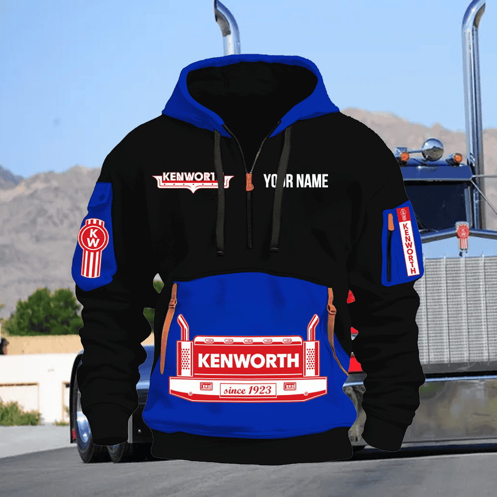 KW Custom Name Quarter Zipper Hoodie