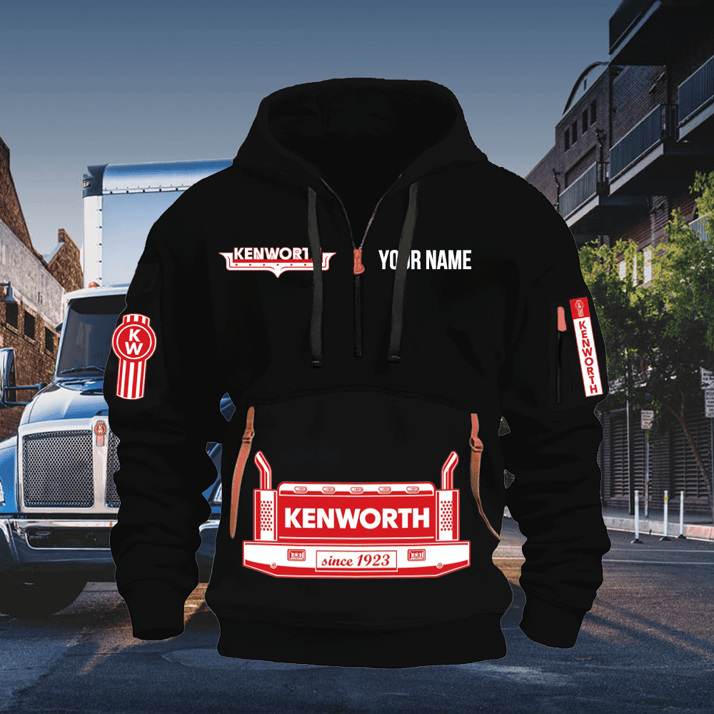 KW Custom Name Quarter Zipper Hoodie