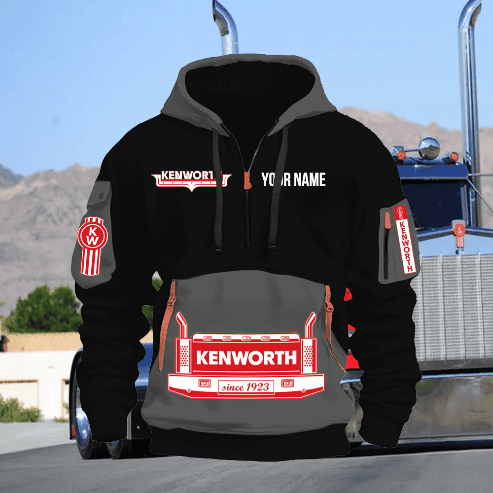 KW Custom Name Quarter Zipper Hoodie