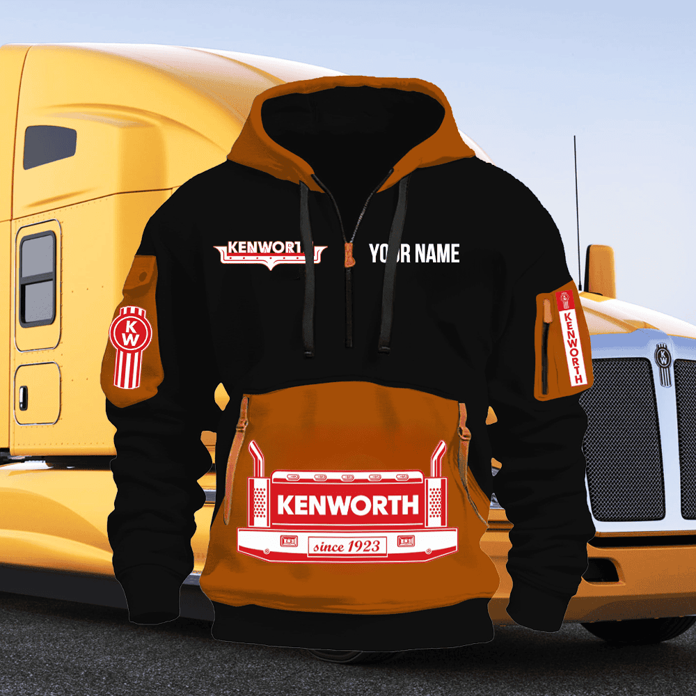 KW Custom Name Quarter Zipper Hoodie