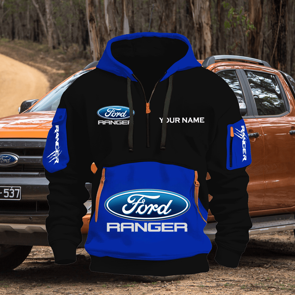 FD RG Custom Name Quarter Zipper Hoodie