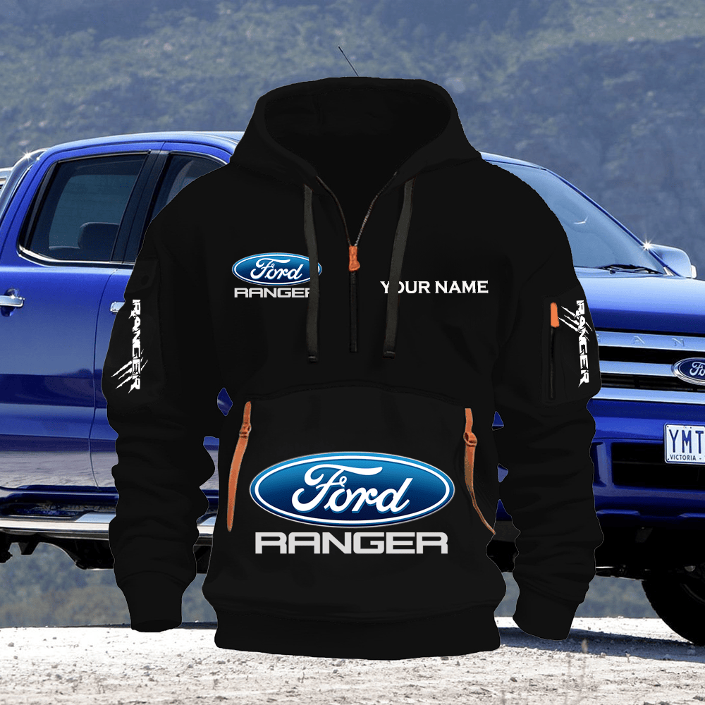 FD RG Custom Name Quarter Zipper Hoodie