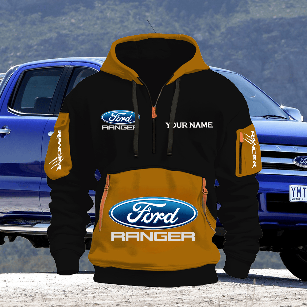 FD RG Custom Name Quarter Zipper Hoodie