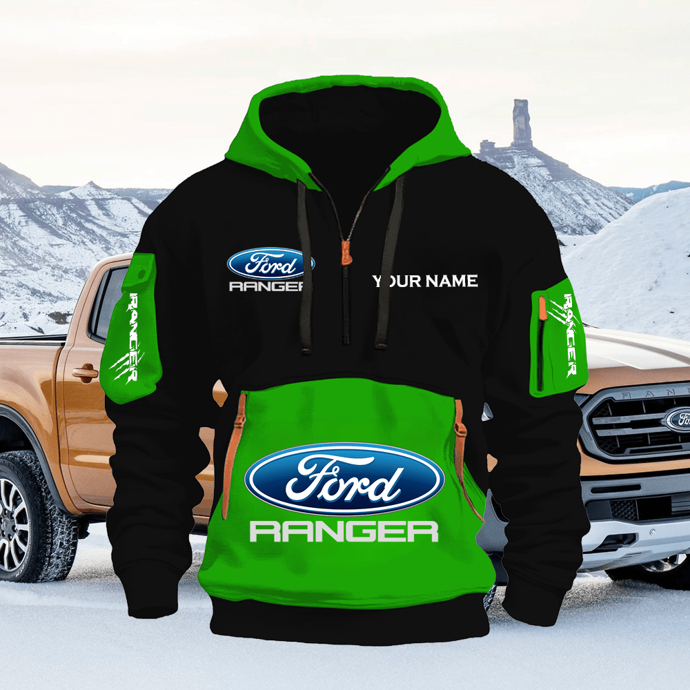 FD RG Custom Name Quarter Zipper Hoodie