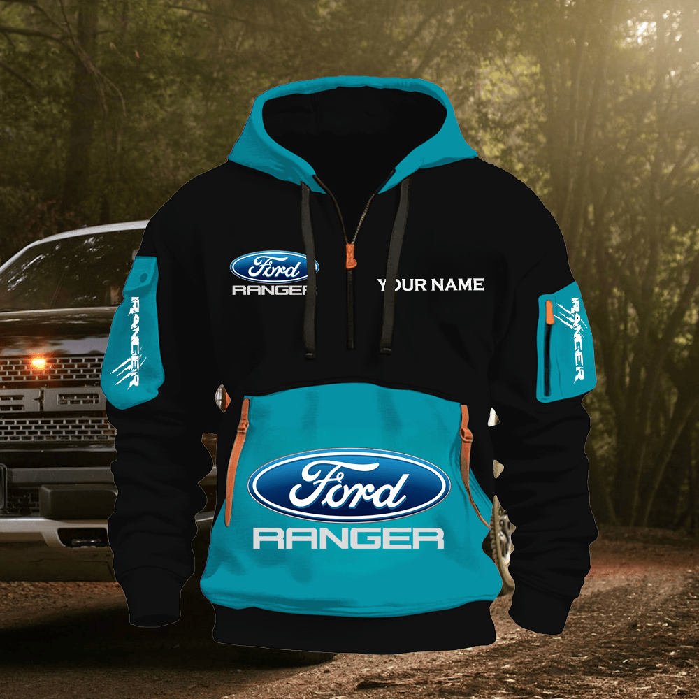 FD RG Custom Name Quarter Zipper Hoodie