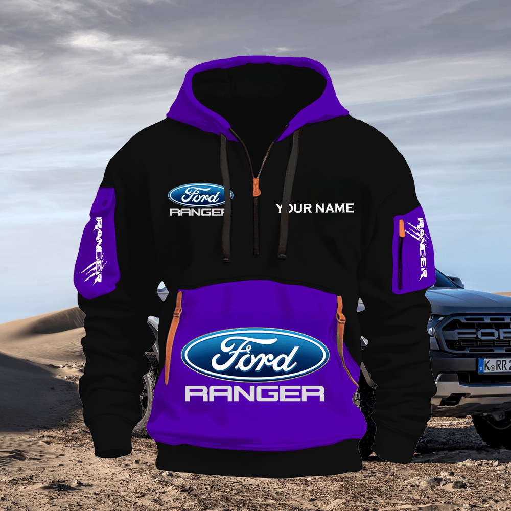 FD RG Custom Name Quarter Zipper Hoodie