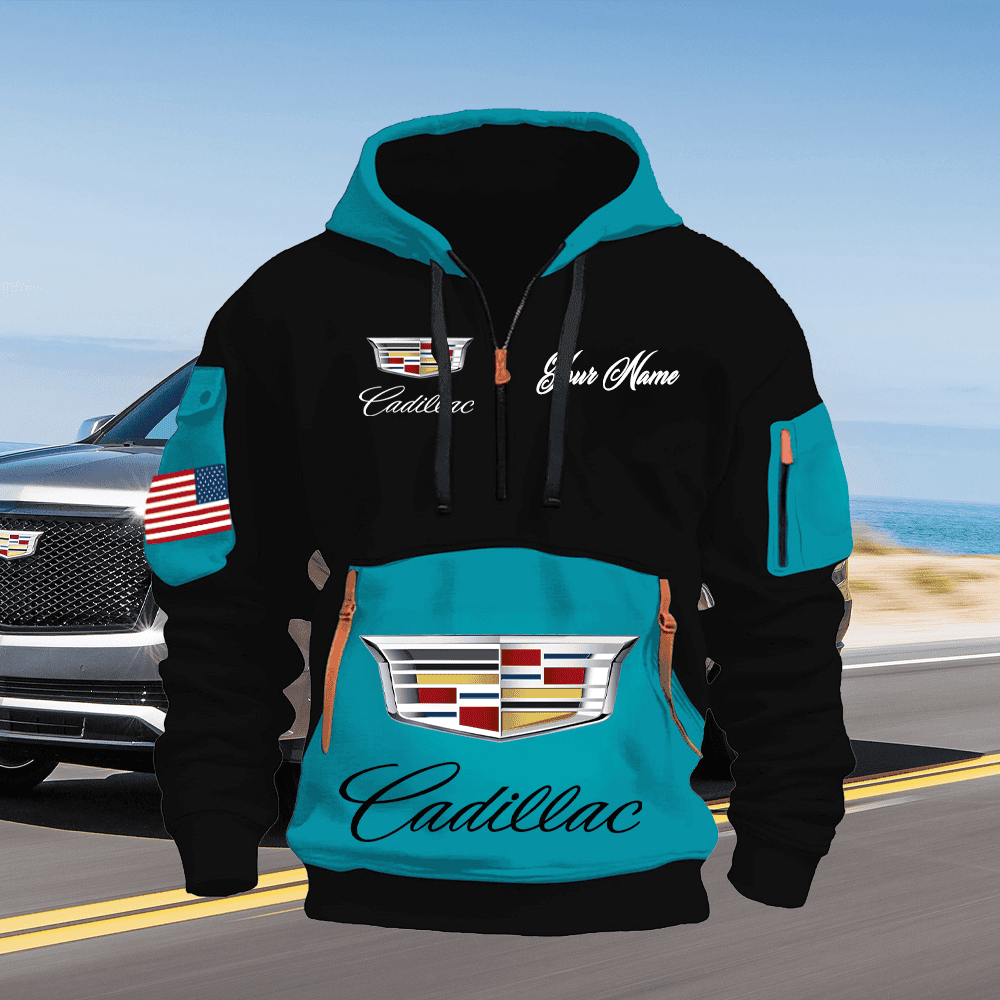 CD Custom Name Quarter Zipper Hoodie