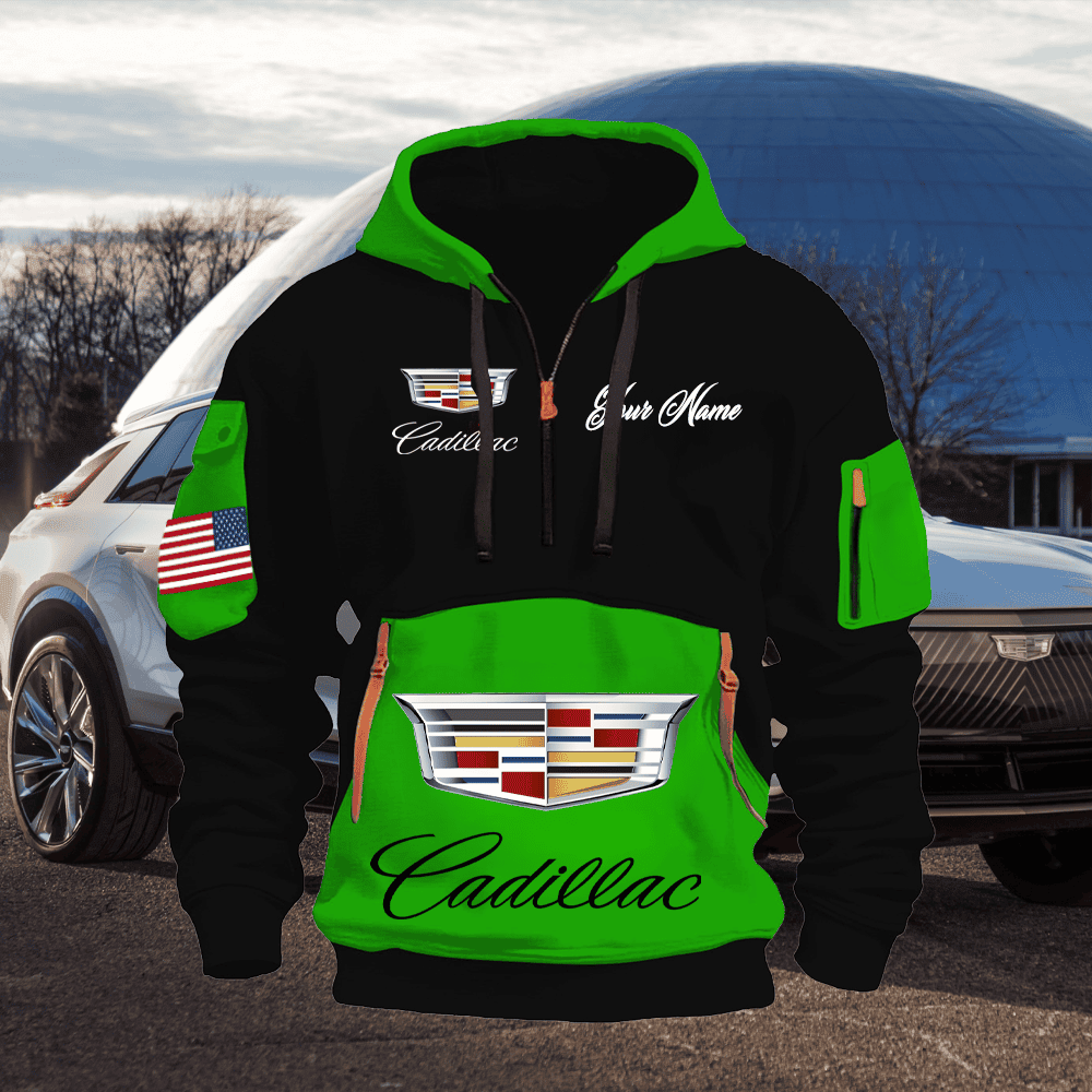 CD Custom Name Quarter Zipper Hoodie