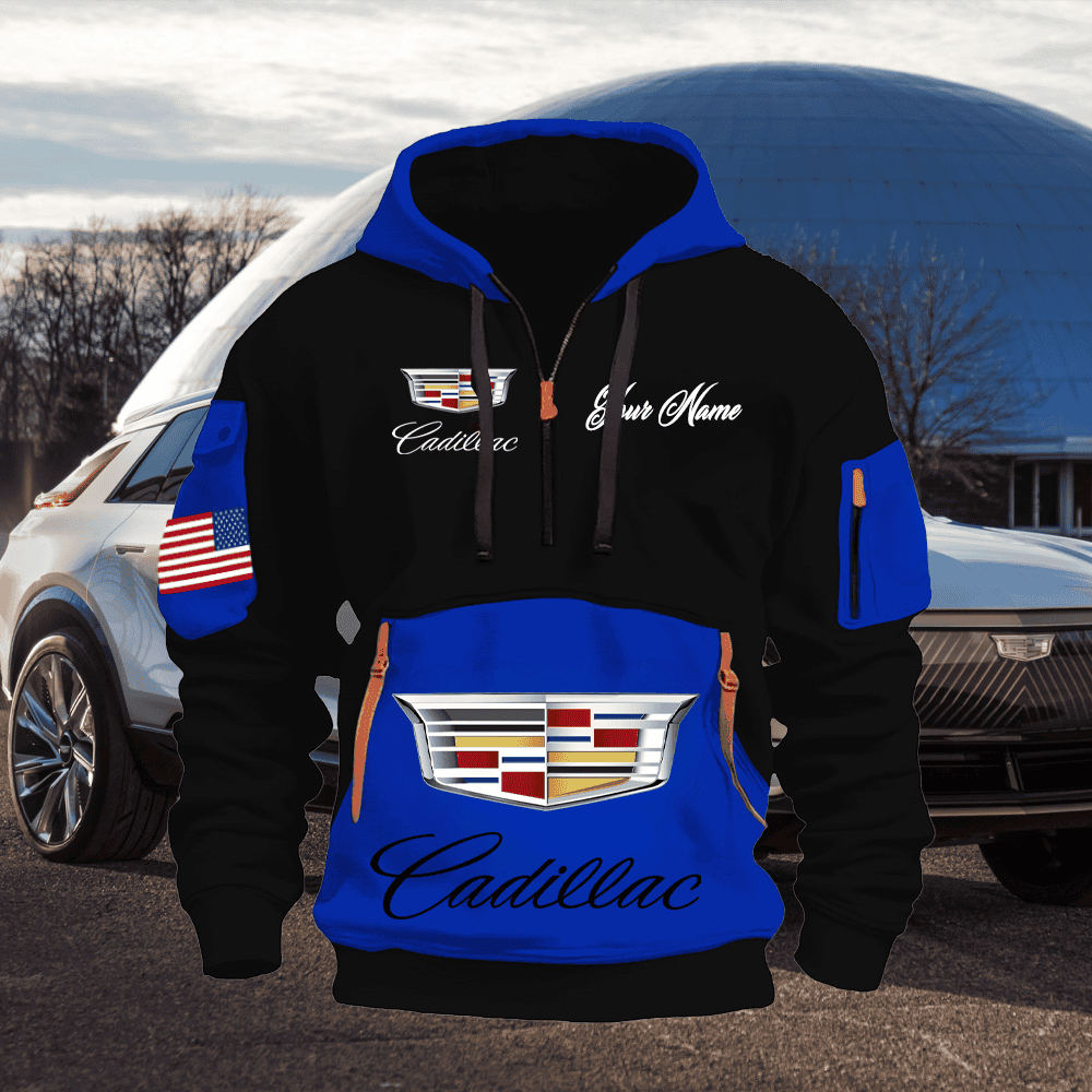 CD Custom Name Quarter Zipper Hoodie
