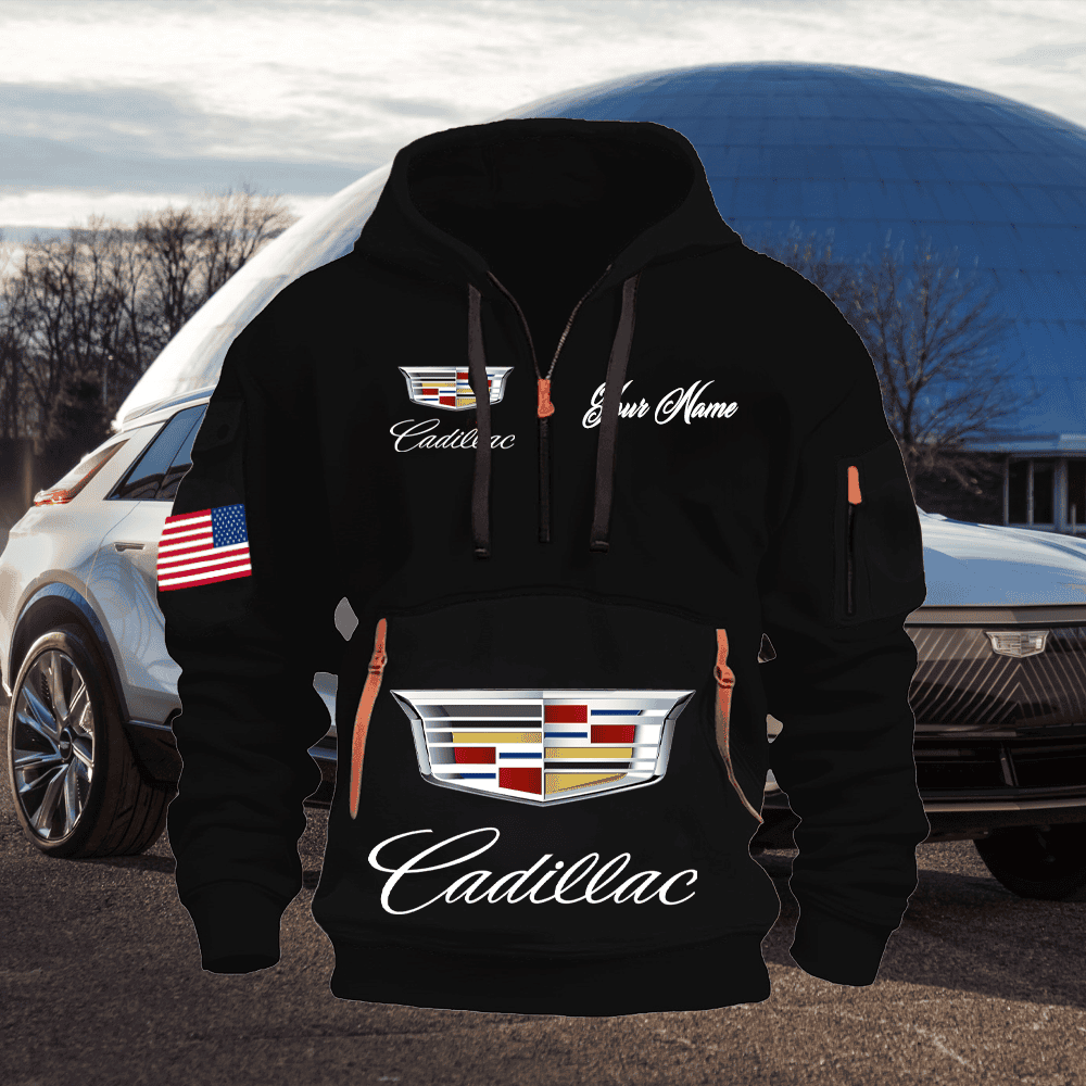 CD Custom Name Quarter Zipper Hoodie