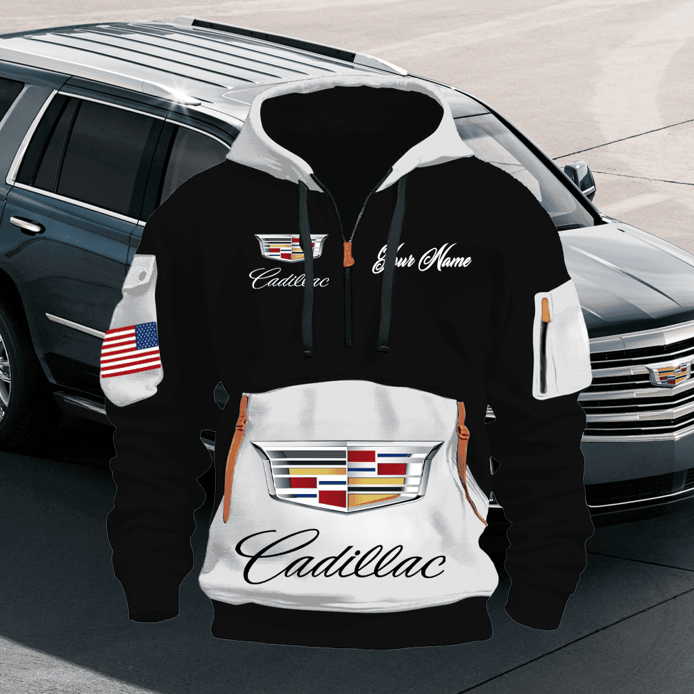 CD Custom Name Quarter Zipper Hoodie