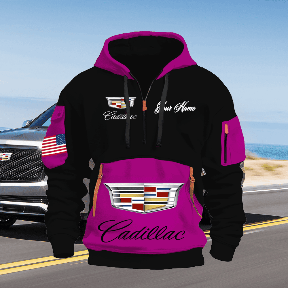 CD Custom Name Quarter Zipper Hoodie