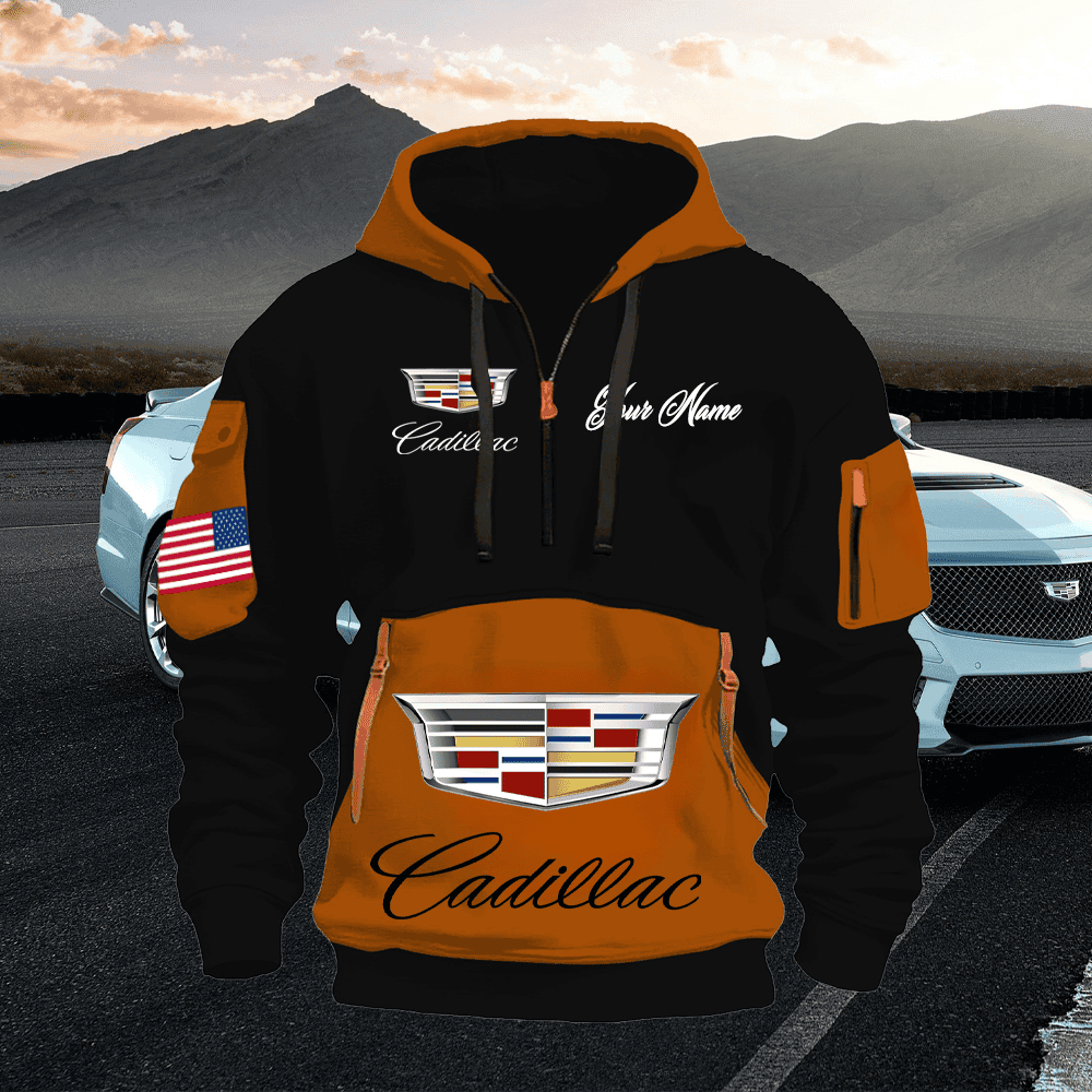 CD Custom Name Quarter Zipper Hoodie