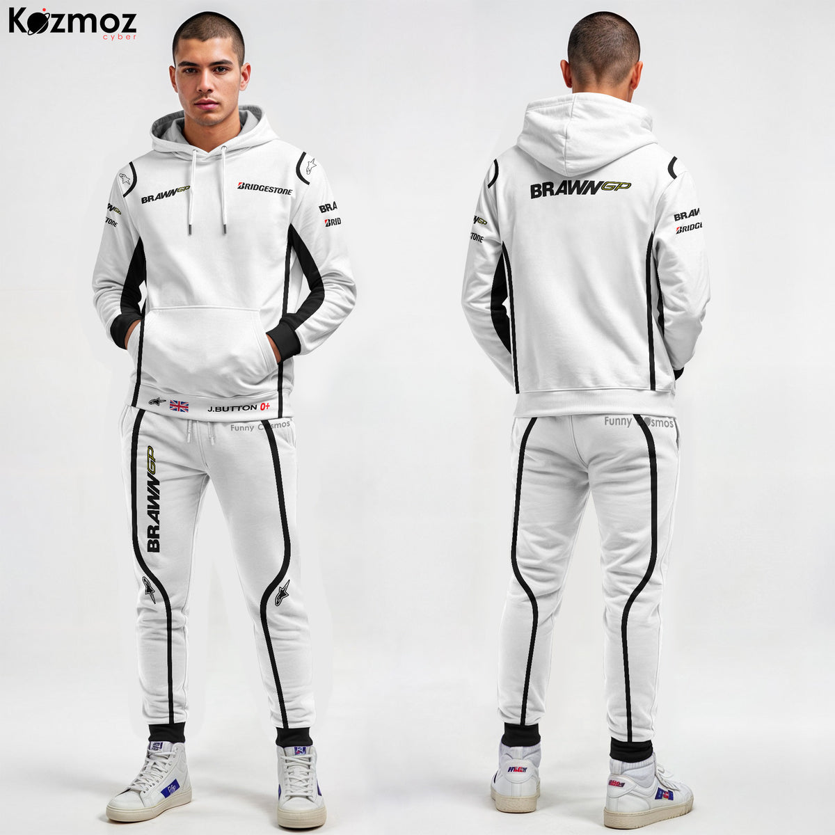 Jenson Button Racing Costume 2009 Collection – Brawn GP  Racing Team