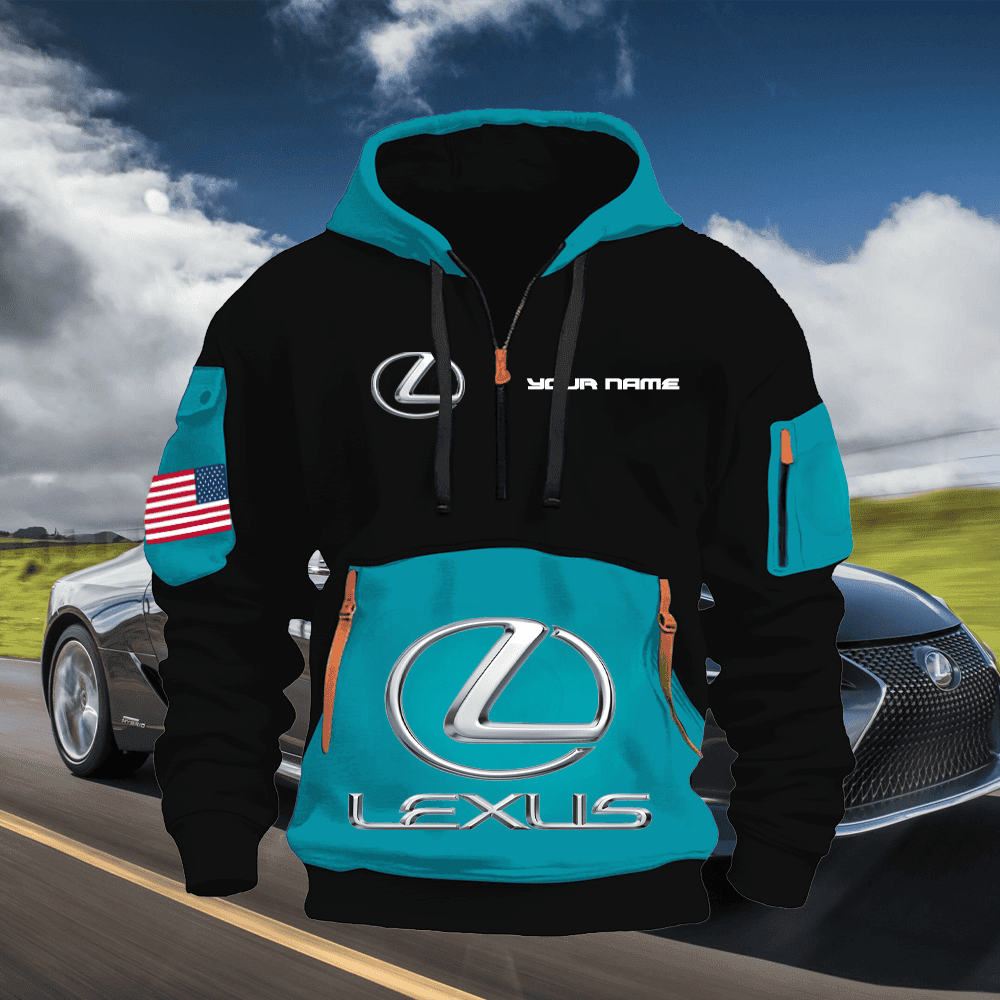 LX Custom Name Quarter Zipper Hoodie
